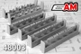 AMC 48003  дополнения из смолы  Балочный держатель БД3-УСК-А (4шт.)  (1:48) 2000002094609