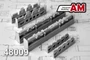 AMC 48009  дополнения из смолы  МБД2-67У, многозамковый балочный держатель  (1:48) 2000002085171
