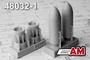 AMC 48032-1  дополнения из смолы  ЗАБ-500Ш с обтекателем (2шт.)  (1:48) 2000002164524
