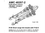 AMC 48207-2  дополнения из смолы  Ракета "воздух-воздух" Р-60 с ПУ П-62-2 (2шт.)   (1:48) 2000002094852