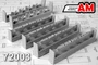 AMC 72003  дополнения из смолы  БД3-УСК (4шт.)  (1:72) 2000002194415