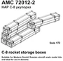 AMC 72012-2  дополнения из смолы  Тара НАР С-8 (в комплекте пять ящиков для НАР)  (1:72) 2000002143123