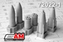 AMC 72022-1  дополнения из смолы  БЕТАБ-500ШП бетонобойная бомба  поздних серий выпуска  (1:72) 2000002086079