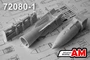 AMC 72080-1  дополнения из смолы  Тактич. ядерная бомба РН-24 с БДЗ-66-21Н(23Р) Изделие 244Н  (1:72) 2000002094722