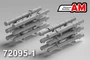 AMC 72095-1  дополнения из смолы  УР 9М120 «Атака» с АПУ-6  (1:72) 2000002194439