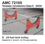 AMC 72105  дополнения из смолы  Тележка для транспортировки 3000 литрового ПТБ  (1:72) 2000002086291