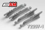 AMC 72207-1  дополнения из смолы  Р-60 (4шт.) с ПУ П-62-1 (4шт.)  (1:72) 2000002185192