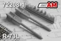 AMC 72208-1  дополнения из смолы  Ракета "воздух-воздух" малой дальности Р-73Л  (1:72) 2000002126096