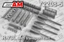 AMC 72208-5  дополнения из смолы  Транспортная тележка с ракетами Р-73  (1:72) 2000002126126
