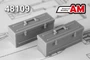 AMG 48109  дополнения из смолы  Инструментальный ящик (2шт.)  (1:48) 2000002164517