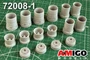 AMG 72008-1  дополнения из смолы  Реактивное сопло двигателя НК-32 Т-160  (1:72) 2000002086567