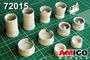 AMG 72015  дополнения из смолы  Реактивное сопло двигателя Р15Б-300 M&G-25П/ ПД/ ПУ  (1:72) 2000002086611