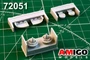 AMG 72051  дополнения из смолы Набор заглушек и турбина низкого давл. двиг. АИ-222-25 Y@K-130 (1:72) 2000002086789