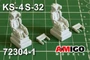 AMG 72304-1  дополнения из смолы  Катапультное кресло КС-4 С-32, 2 шт., для С-17  (1:72) 2000002086390