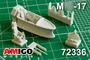 AMG 72336  дополнения из смолы  Кабина для M&G-17 с катапультным креслом КК-1  (1:72) 2000002142287