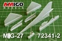 AMG 72341-2  дополнения из смолы  Киль и стабилизаторы M&G-27 (ARTmodel)  (1:72) 2000002170570