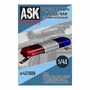 ASK43100B  дополнения из смолы  СГУ Сапфир ВАИ/ГИБДД (синий/красный)  (1:43) 2000000219998