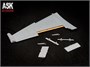 ASK48055  дополнения из смолы  Набор закрылков для самолета С-25 (Звезда)  (1:48) 2000002142607