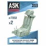 ASK72050  дополнения из смолы  Кресло К-36ДМ (для самолетов С-17М3/М4, С-22, С-24) 2 шт.  (1:72) 2000000182032