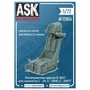 ASK72054  дополнения из смолы  Кресло К-36Л (для самолетов С-25, С-25УБ, С-25УТГ) 2 шт.  (1:72) 2000000257891