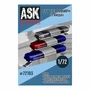 ASK72103  дополнения из смолы  СГУ Сапфир Полиция (3 шт в комплекте)  (1:72) 2000000220048