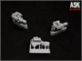ASK72207  дополнения из смолы  Двигатель ЯМЗ-238 (с коробкой передач)  (1:72) 2000002119777