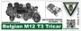 DMS-35053  автомобили и мотоциклы  Belgian M12 T3 Tricar  (1:35) 2000000260075