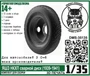 DMS-35135  дополнения из смолы  Колёса для З&С-6 ЯШЗ НКХП сварной диск (1939-1941)  (1:35) 2000002144366
