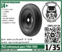 DMS-35136  дополнения из смолы  Колёса для З&С-6 ЯШЗ клёпаный диск (1942-1945)  (1:35) 2000002144373