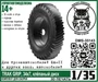 DMS-35143  дополнения из смолы  Колёса TRAK GRIP, 34х7, клёпаный диск  (1:35) 2000002149644