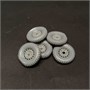 DMS-35237  дополнения из смолы  Колёса Firestone для Ба-64, Г@З-64 (67) с просадкой  (1:35) 2000002188902