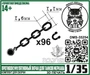 DMS-35254  дополнения из смолы  Противокумулятивный экран Меркава (96 цепей с  шарами)  (1:35) 2000002200703
