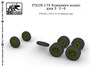 f72159  дополнения из смолы  Комплект колес для З&С-6  (1:72) 2000000231310