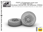 f72272  дополнения из смолы  Колёса для К-43509 "Мастер" (Goodyear Offroar ORD, без нагрузки) (1:72) 2000002146032