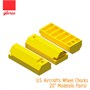 GR48202  дополнения из смолы  U.S. Aircrafts Wheel Chocks 20" Models(6 Pairs)  (1:48) 2000002156192