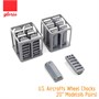 GR48202  дополнения из смолы  U.S. Aircrafts Wheel Chocks 20" Models(6 Pairs)  (1:48) 2000002156192