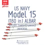 GR48207  дополнения из смолы  US Navy Model 15 (180 in.) ALBAR Aircraft Towbar (3шт)  (1:48) 2000002181484