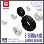 GR48303A  дополнения из смолы  B-25 Mitchell Sagged wheels (Type 1)  (1:48) 2000002168027