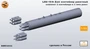 KMR32032   дополнения из смолы  LAU-10/A Zuni контейнер ракетный — 2 контейнера (1:32) 2000002160731