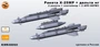 KMR48060  дополнения из смолы Ракета Х-25МР + Дельта-НГ+АПУ-68УМ3 ( М-27) компл 2 шт (1:48) 2000002207313