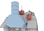 LM-35029  дополнения из смолы  U.S.M.C. Sherman M4A2/A3 deep wading kit “oil drums”  (1:35) 2000002153917