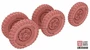 LM-35040  дополнения из смолы  BA64  GRAVITY  TIRES  KIT  TYPE  B  (1:35) 2000002180913