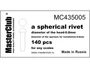 MC435005  дополнения из смолы  Spherical rivet 0,8mm  (1:35) 2000000082530