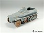 P35-124  дополнения из смолы  German Sd.kfz.250/Sd.kfz.10 Sagged Front Wheels for Dragon  (1:35) 2000002155799