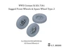 P35-133  дополнения из смолы  German Sd.Kfz.7(8t) - Sagged Front Wheels + Spare Wheel Type 2  (1:35) 2000002168164
