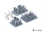 P35-260  дополнения из смолы  Lights Set With Guards For U.S.Army M4 Sherman (Universal)  (1:35) 2000002183105