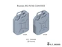 P35-263  дополнения из смолы  Russian 20L FUEL CANS SET  Универсальные  (1:35) 2000002155775
