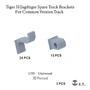 P35-318  дополнения из смолы  Spare Track Brackets for Jagdtiger/KingTiger - Common Ver Track (1:35) 2000002169918
