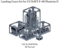 P48-001  дополнения из смолы  U.S. Navy F-4B Phantom II Fighter Landing Gear Set  (1:48) 4571512729216
