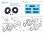 QT35012  дополнения из смолы  Комплект 5 шин с зимними цепями для Dodge WC (Звезда) (1:35) 2000002191254
